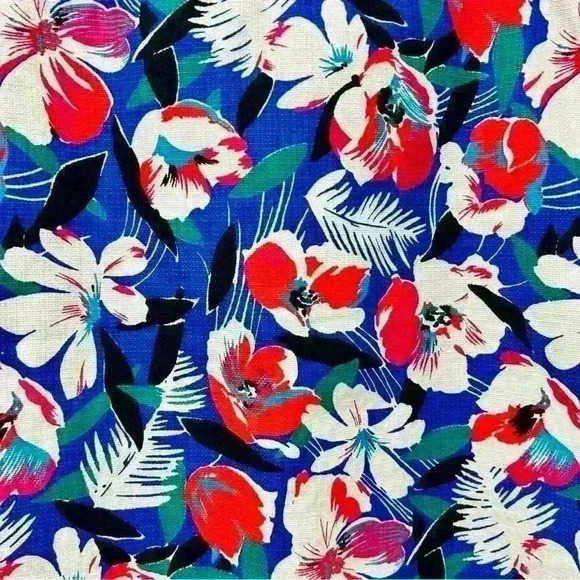 J Crew Printed Basketweave Pencil Skirt Floral Size 2 - Picture 4 of 11